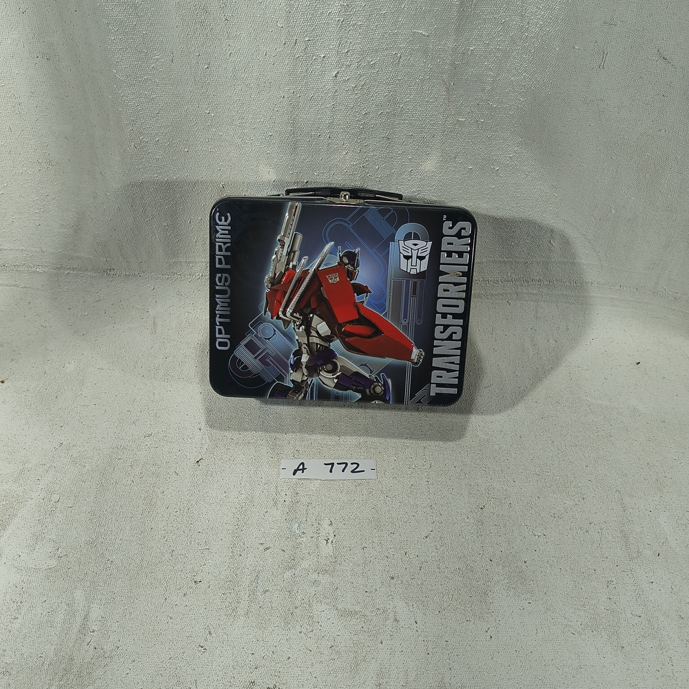 Transformers Optimus Prime Metal Lunchbox 9" X 7" X 4"
